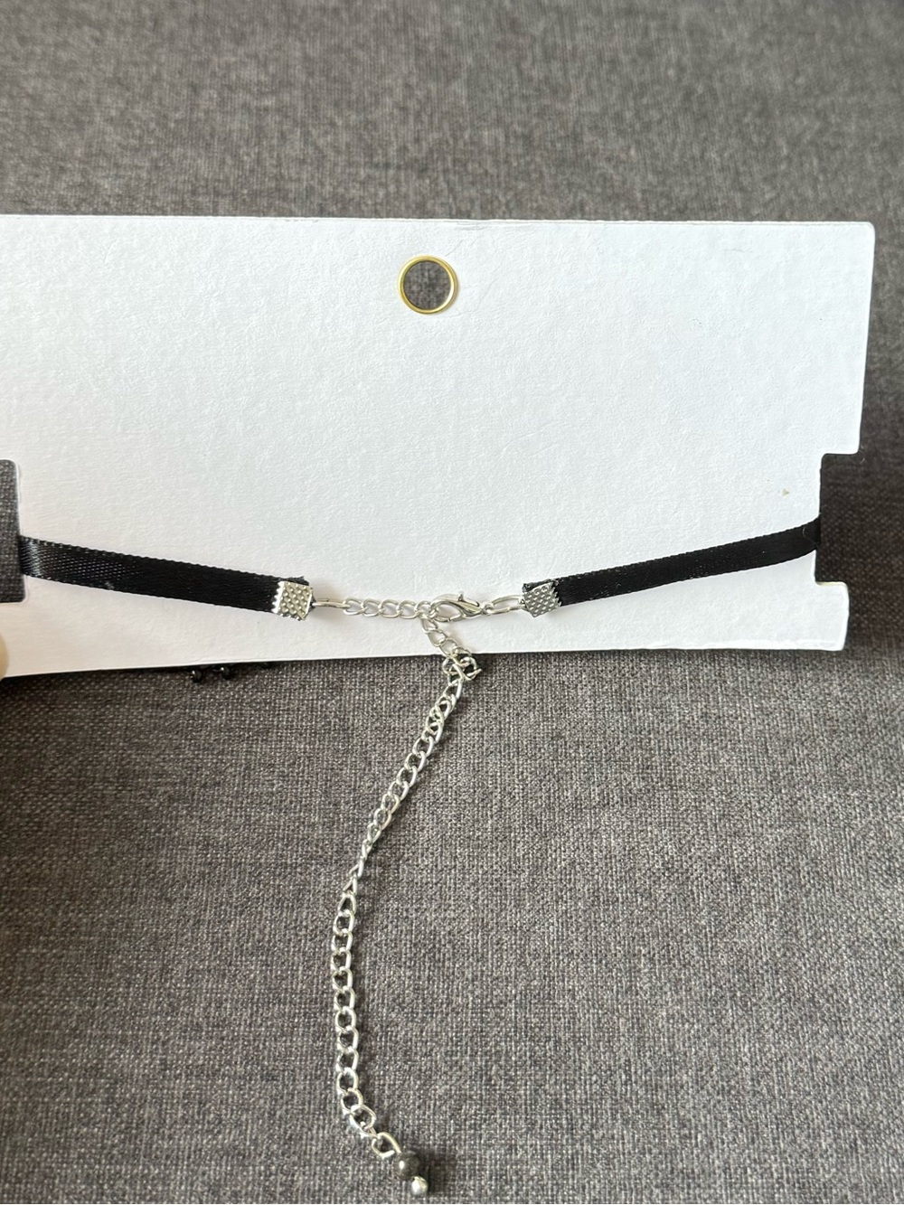 Free People Backstage Pass Choker Bow in Black O/S - Picture 3 of 4